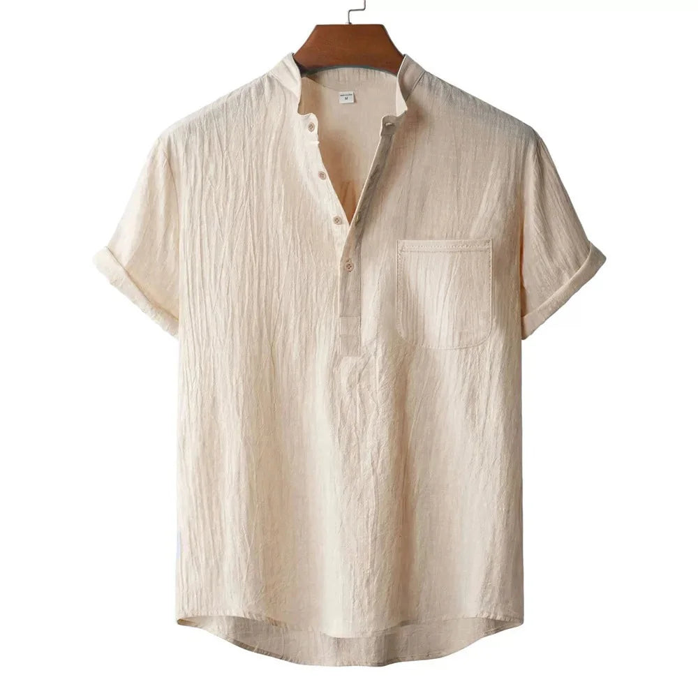 T-shirt Homme Décontracté Été – Manches Courtes et Tissu Respirant